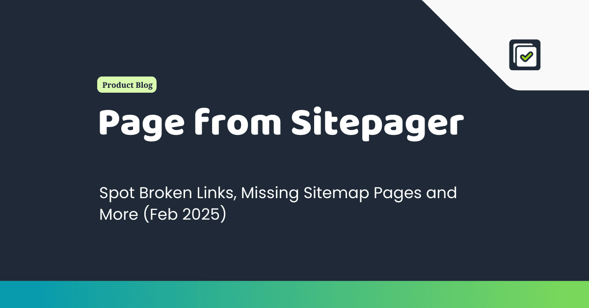 Sitepager Updates February 2025